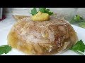 Холодец свиной, цыганка готовит. Gipsy cuisine.