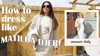recreating Matilda Djerf's outfits TOTALLY thrifted - rachspeed