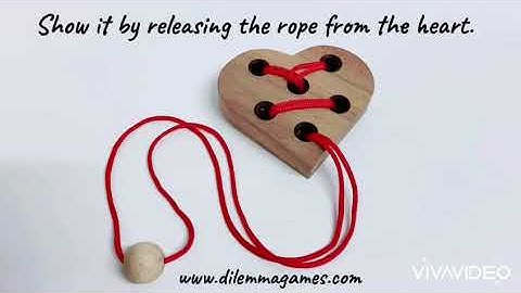 LOVE ❤️ TEST, a ring&string Topological brainteaser by DILEMMA GAMES