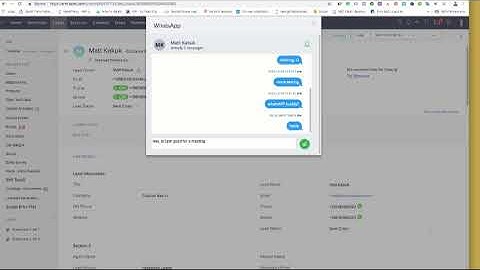 WhatsAPP and Zoho CRM Integration