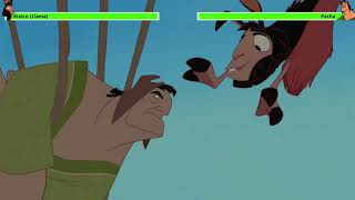 Kuzco Vs. Pacha With Healthbars
