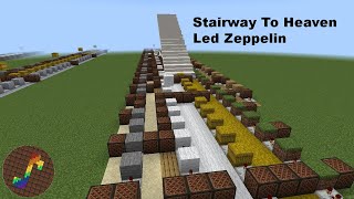 Video thumbnail of "Stairway To Heaven - Led Zeppelin - Note block cover"