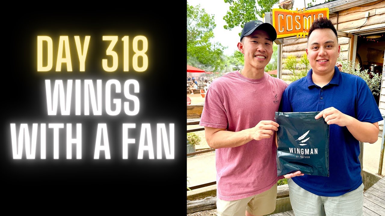 I flew to a fan to do a WING REVIEW with him!