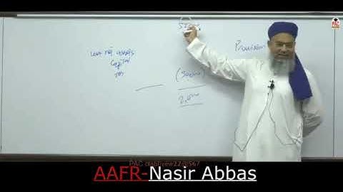 CFAP 01 | AAFR | SIR NASIR ABBAS | LECTURE # 52  | JUNE 2024