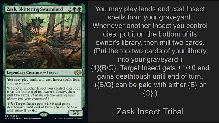 Deck Tech: Zask Bug Tribal Commander / EDH