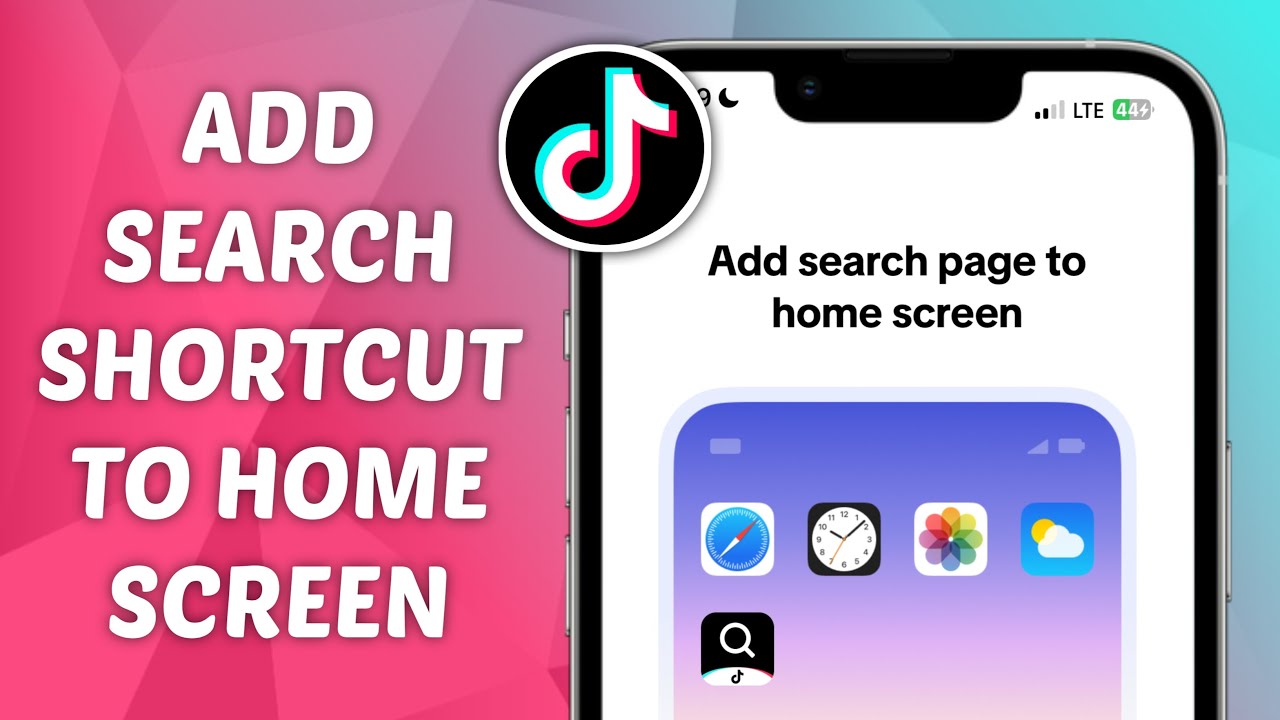 how-to-add-tiktok-search-shortcut-on-iphone-home-screen-youtube