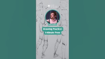 Quick 1-minute pose drawing with NMA model Brandon ⏱️ #GestureDrawing