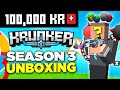 The Krunker.io 100,000+ KR UNBOXING | SEASON 3 (I got a Contraband!?)