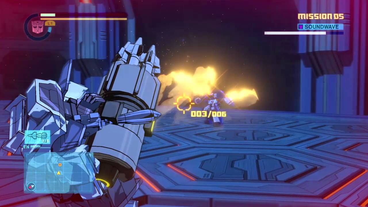 TRANSFORMERS: Devastation - Pelea contra Soundwave - YouTube