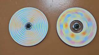 Spinning CD Tops