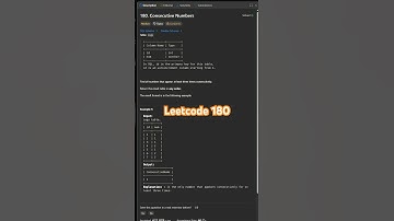 Leetcode 180 in 30 Seconds | SQL 50 Challenge #sql #leetcodesql #learnsql #sql50 #sqlinterview