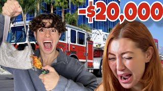 BURNING MY SISTERS $20,000 PURSE!!