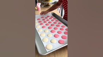 Trial making no resting macarons