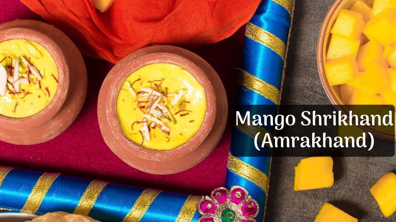 Siddhi making Mango Shrikhand, recipe video