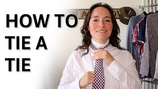 How To Tie A Tie With GFW Clothing Resimi