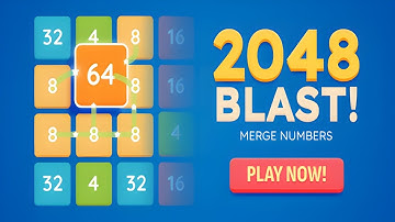 2048 Blast: Merge Numbers 2248 (by UNICO STUDIO) IOS Gameplay Video (HD)