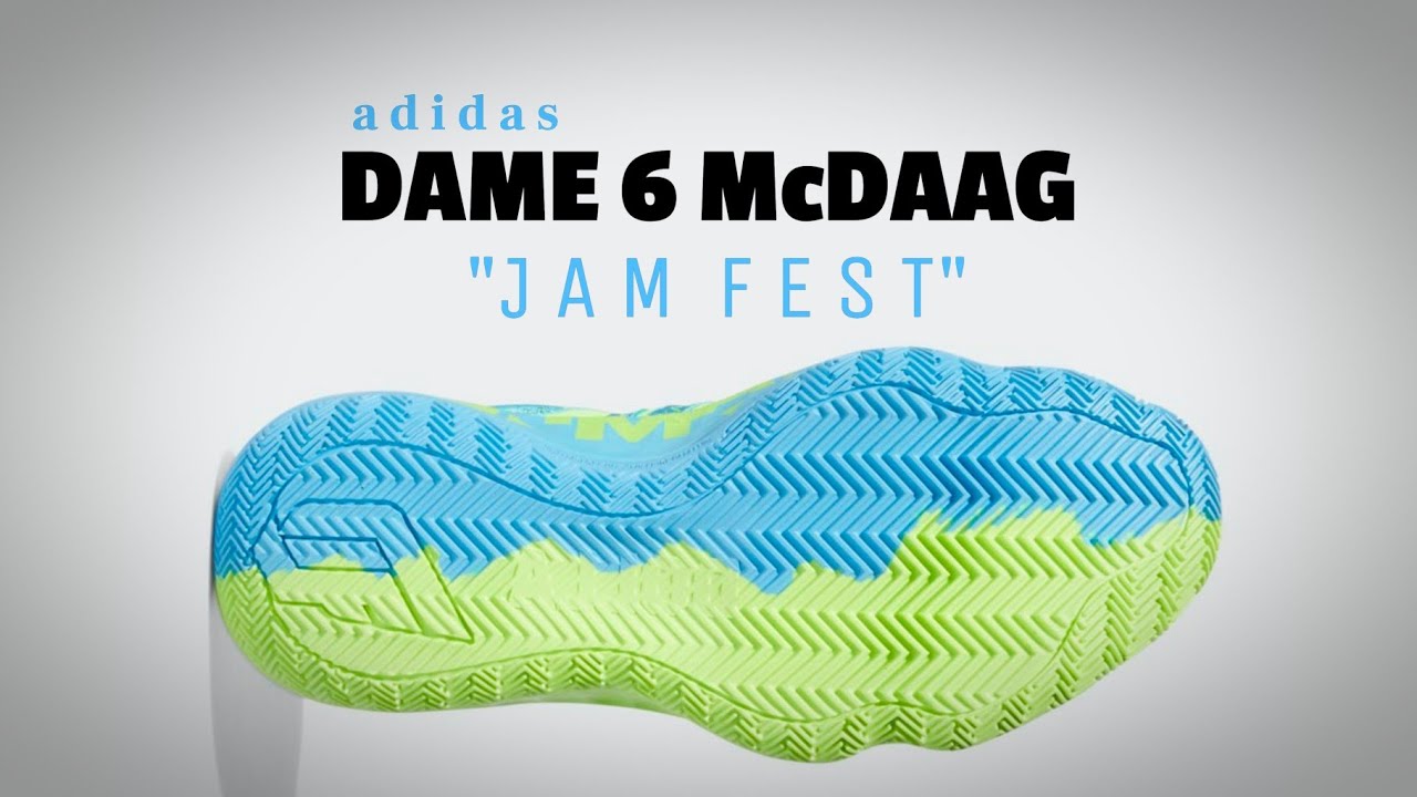 adidas DAME 6 McDAAG "JAM FEST" RELEASE - YouTube