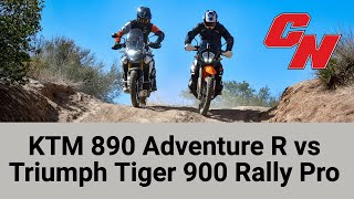 KTM 890 Adventure R vs Triumph Tiger 900 Rally Pro - Cycle News