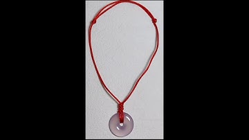 Hướng dẫn cách thắt dây vòng đeo cổ cực đẹp