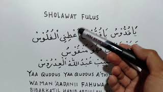 KHASIAT SHOLAWAT FULUS