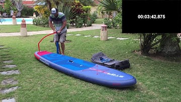 How to inflate and deflate your inflatable SUP - 2017 Starboard 12