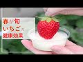 【春が旬】　いちごの健康効果とおすすめの食材組み合わせ　イチゴ　苺