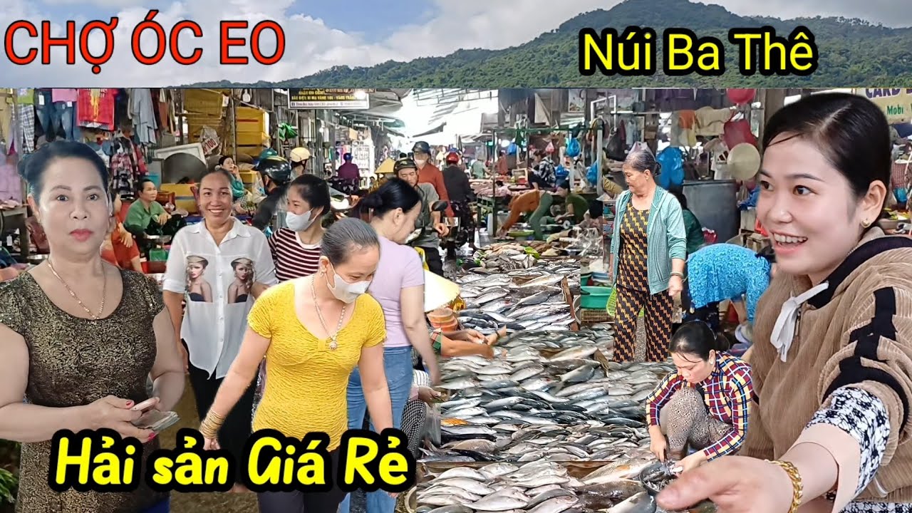 Gặp Chị gái Giá Chồng vui tính Chợ ÓC EO - Thoại Sơn An Giang, toàn Đặc Sản đồ đồng giá cực rẻ 