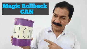 Magic Roolback Can || How to build a Rollback Can? DIY Lahore Science Club Science Experiment