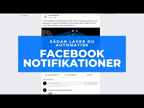 Video: Hvordan slår jeg automatiske velkomstbeskeder fra på Facebook?