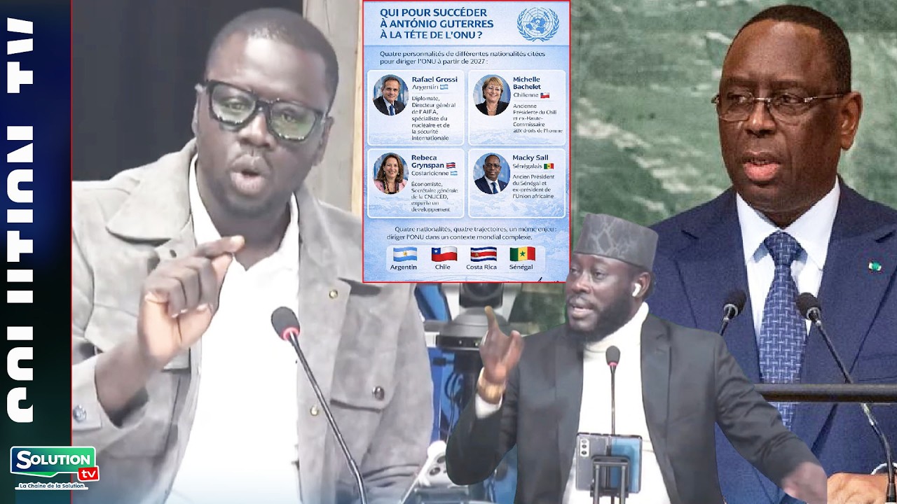 MACKY SALL XAM NANI MANOUL NEK....MODOU DIOUF FAIT DES REVELATIONS SUR LES CANDIDATS DE L'ONU...