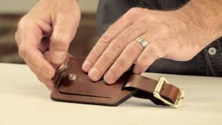 The Luggage Tag | Full-Grain Leather Luggage Tag