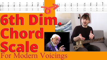 6th Diminished Chord Scale|Contemporary Modern Voicings|2nds, 4ths and 5ths|Jazz Music Theory