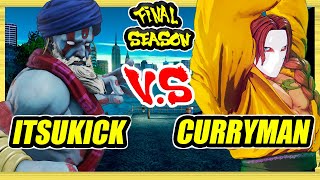 SFV CE 🔥 Itsukick (Dhalsim) vs Curryman (Vega) 🔥 Ranked Set 🔥 Street Fighter 5