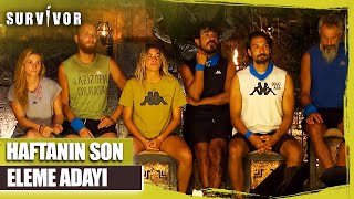 Haftanın Son Eleme Adayı Belli Oldu Survivor 80. Bölüm