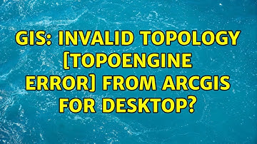 GIS: Invalid Topology [Topoengine error] from ArcGIS for Desktop? (2 Solutions!!)