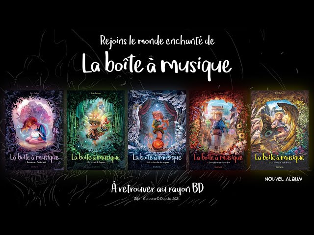 La boîte à musique, déjà 5 tomes disponibles en librairie 