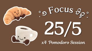 🥐 𝐉𝐞𝐥𝐥𝐲𝐜𝐚𝐭 𝐏𝐨𝐦𝐨𝐝𝐨𝐫𝐨 𝐓𝐢𝐦𝐞𝐫 + 𝐂𝐨𝐳𝐲 𝐋𝐨𝐟𝐢 𝐕𝐢𝐛𝐞𝐬 ☕ || 25/5 𝐱 4 𝐒𝐞𝐬𝐬𝐢𝐨𝐧𝐬