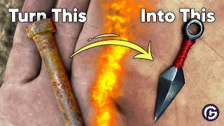 Turn a rusty old BOLT into NARUTO's Mini KUNAI