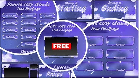 FREE Version Stream Overlays for OBS & Streamlabs