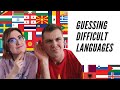 Guess The Language Challenge ft my brother | Identifying scripts & sounds