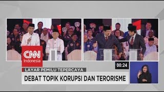 Momen Saat Prabowo Joget, Lalu Dipijat Sandiaga di Debat Capres 2019 screenshot 5