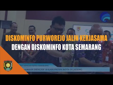 Diskominfo Purworejo Jalin Kerjasama dengan Diskominfo Kota Semarang