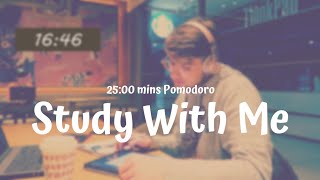 Study with me | Pomodoro 25 minutes | فيديو دراسة لمدة 25 دقيقة| حياة طالب طب