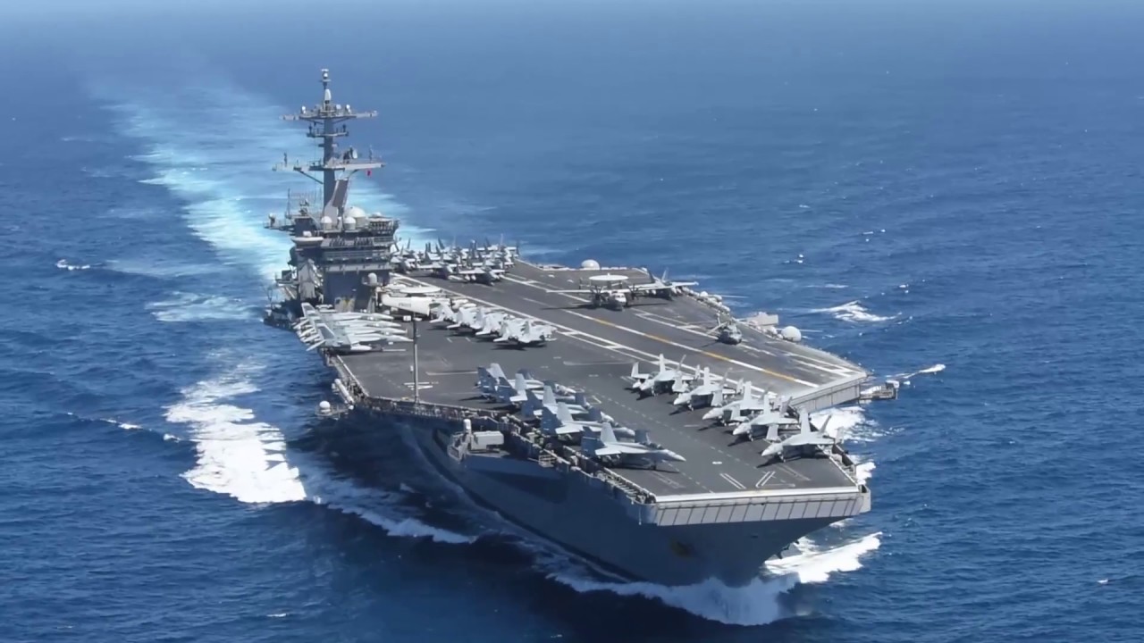 USS Theodore Roosevelt Underway in the Pacific - YouTube