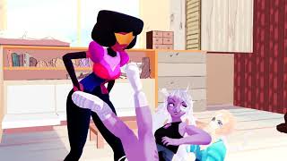 【MMD/Steven Universe】Garnet Amethyst And Pearl -【SHE'S TOUCHING ME!】