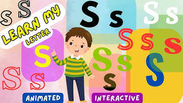 Learn My Letter S s | Animated and Interactive video | #abcs #learnmyabcs #alphabets #learnalphabets