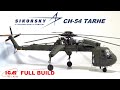 Building icm ch 54 tarhe scale helicopter model kit  with full build phases