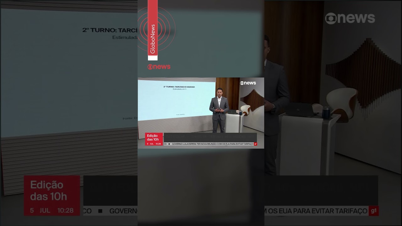 Datafolha: Tarcísio lidera com 46% dos votos para governo de SP, contra 30% de Haddad no 1º turno