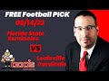 Free Football Pick Florida State Seminoles vs Louisville Cardinals , 9/14/2022 College Football