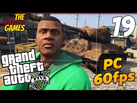 Видео: Прохождение GTA 5 с Русской озвучкой (Grand Theft Auto V)[PС|60fps] - Часть 19 (Советский танк!)